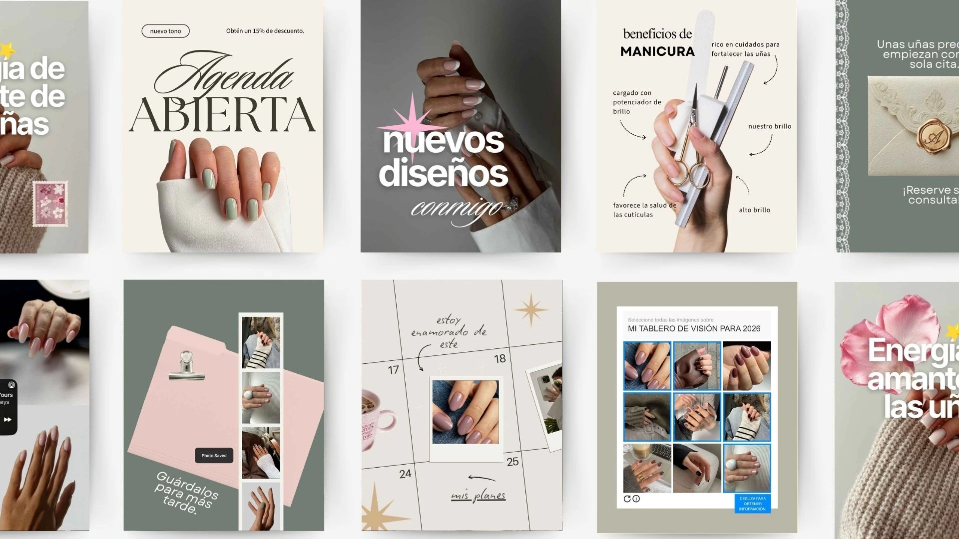 Plantillas Manicura